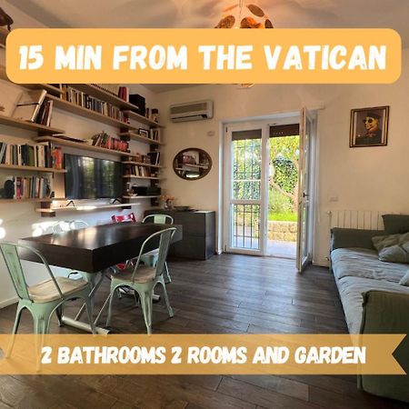 15 Min From The Vatican Wi-Fi And Garden Luaran gambar